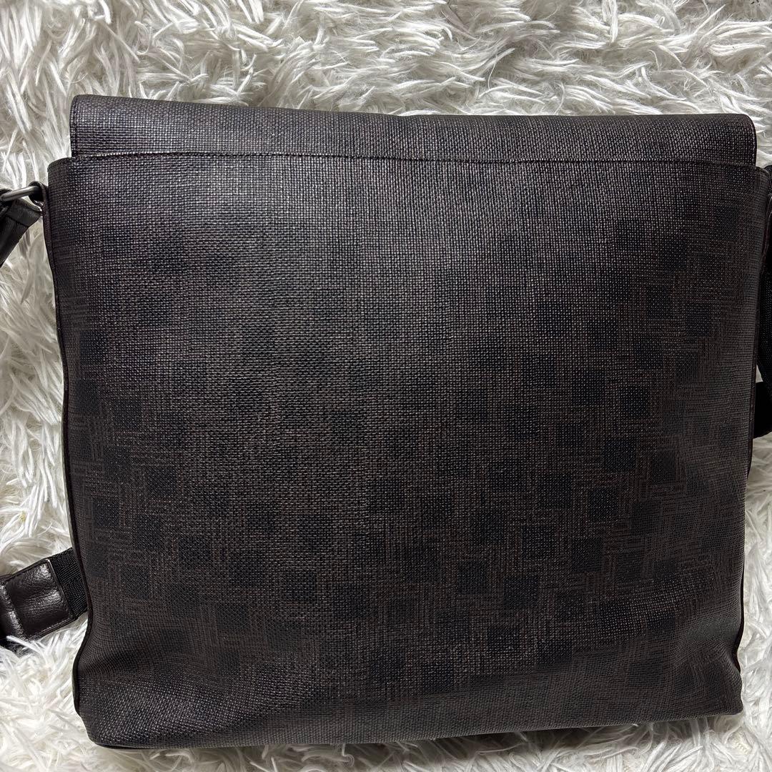 ◎極美品 dunhill ダンヒル ディーエイト メッセンジャーバッグ PVC