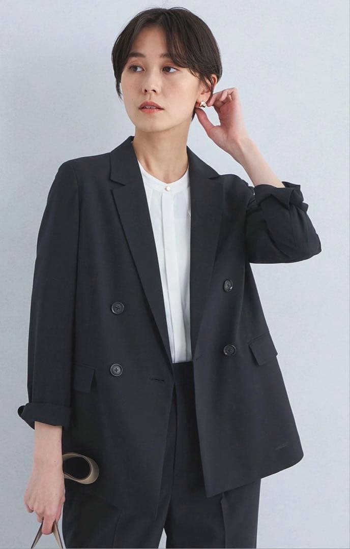 美品　greenlabelrelaxingカチリラダブルジャケット&パンツセット