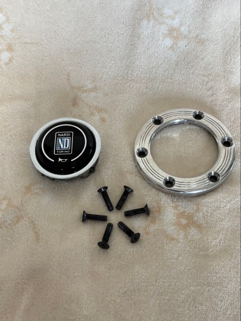 ★NARDIクラシック ウッド サイドスポーク φ36.5ホーンボタン リング付