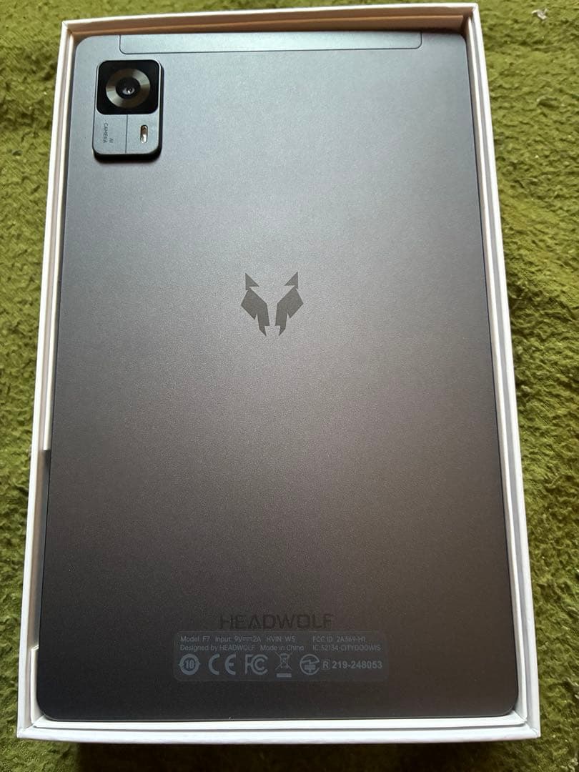 HEADWOLF FPad 7 アンチグレアフィルム貼付 ケース付き