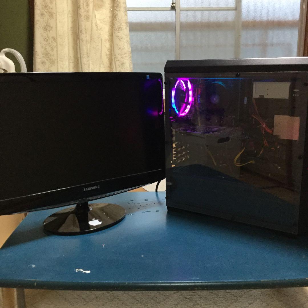 自作パソコンモニター付き値下げ少し可能