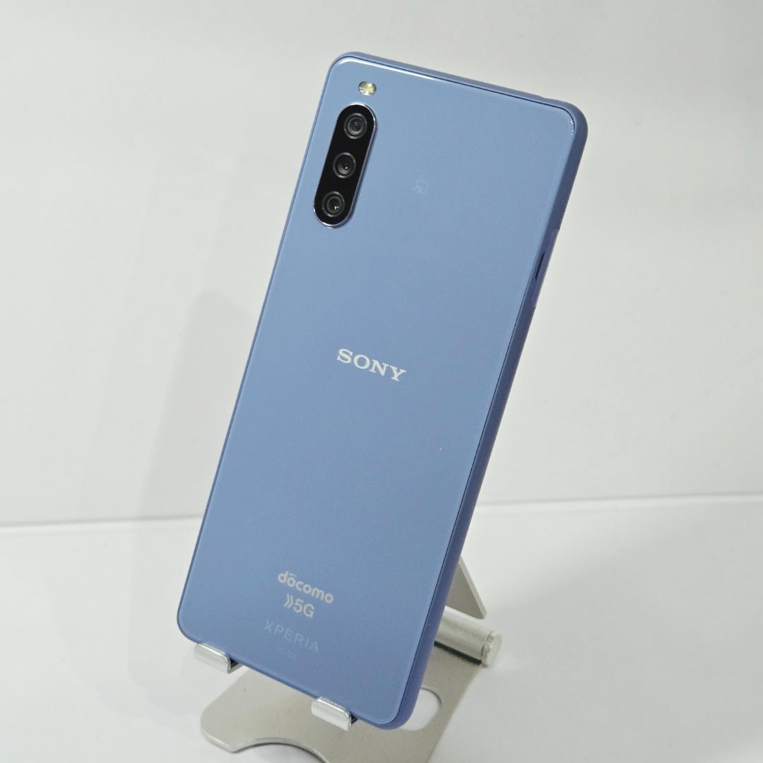 01 Xperia 10 ⅲ ブルー SIMフリー 極美品