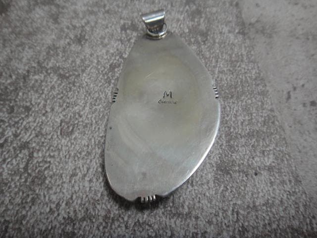 ra-1074)ナバホ族 ターコイズペンダントトップ