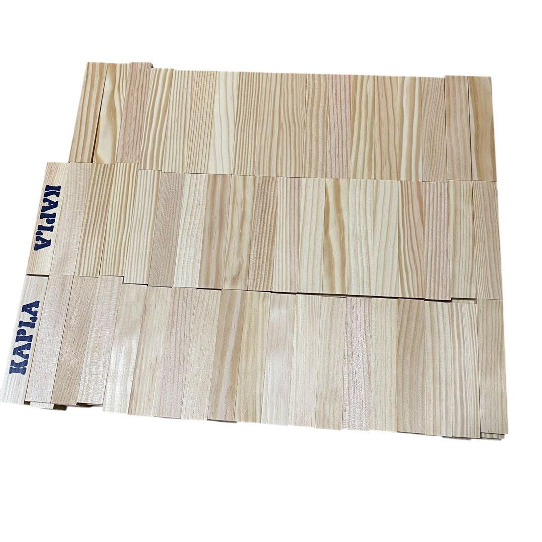 【美品】KAPLA 木製ブロック 280ピースセット NO.02 緑