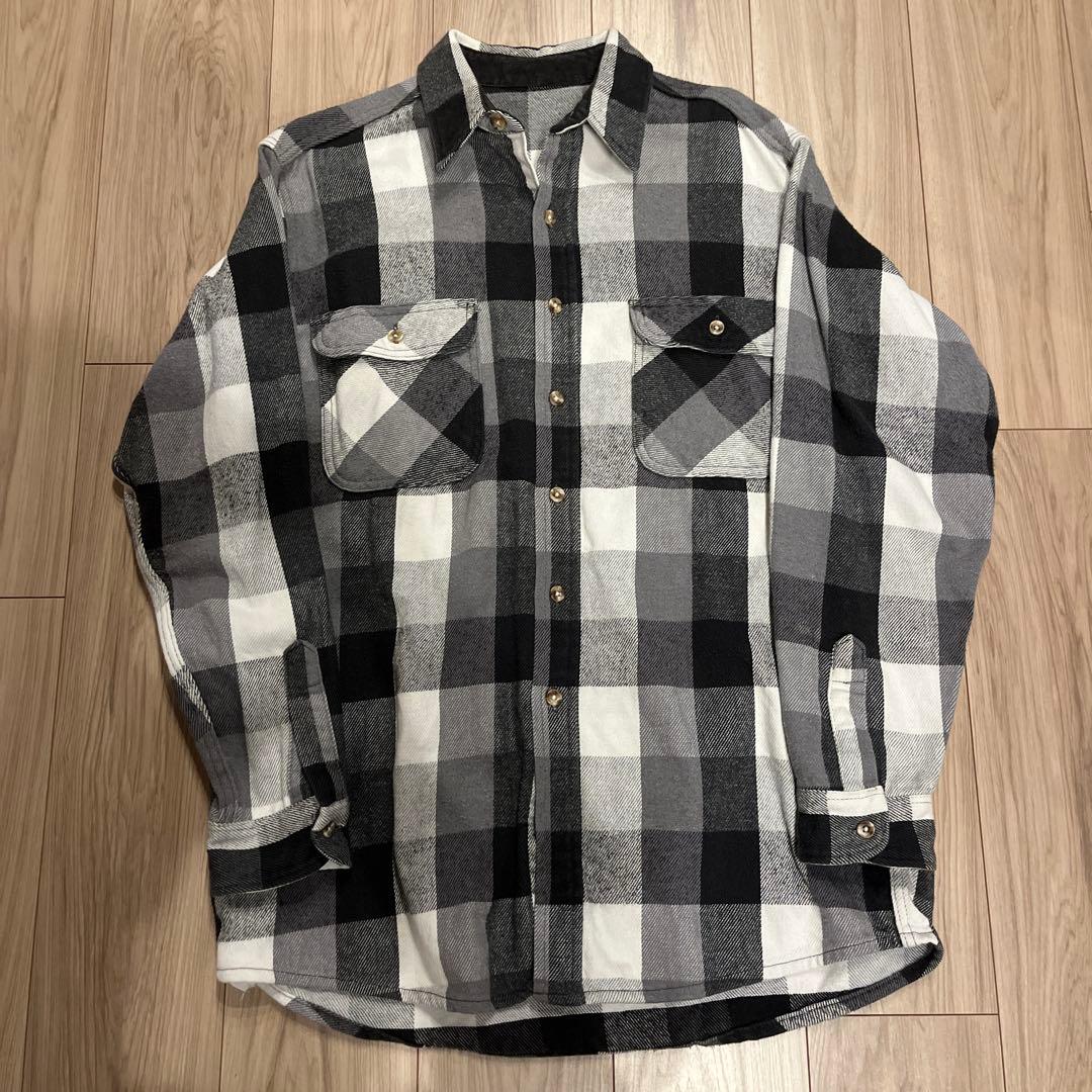 ファイブブラザー　バッファローチェックネルシャツ
