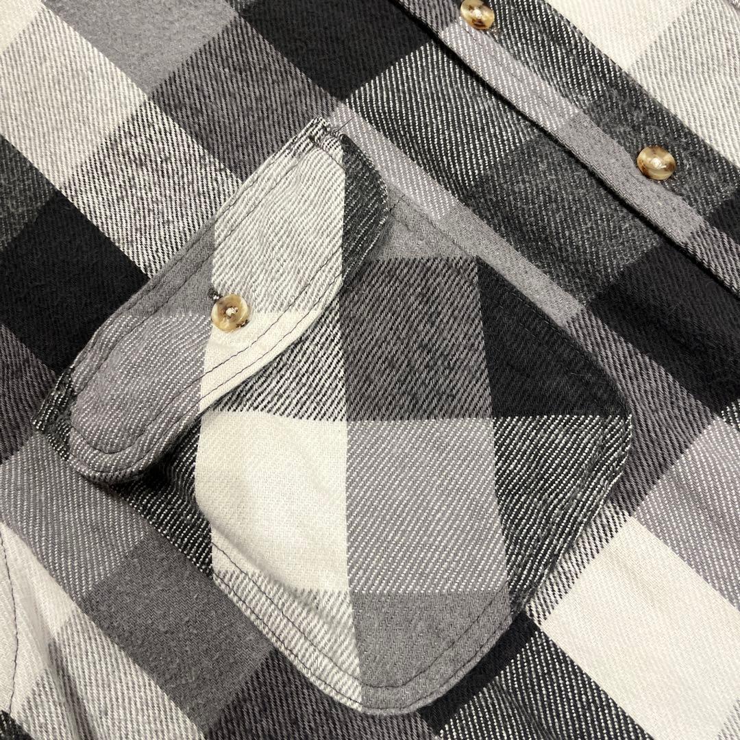 ファイブブラザー　バッファローチェックネルシャツ