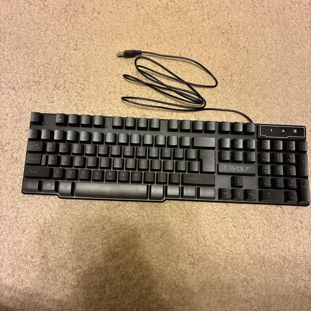 T-WOLF メカニカルキーボードとマウスその他まとめ売りセット