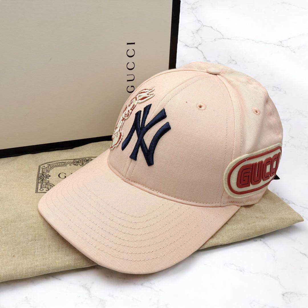 ほぼ未使用✨ グッチ ニューヨーク ヤンキース ベースボールキャップ