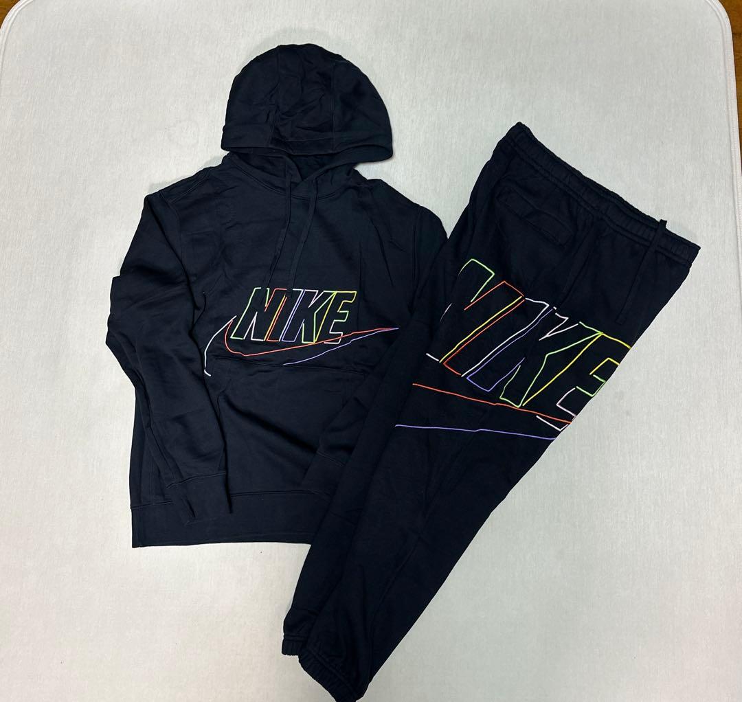 NIKE フーディー・スウェットパンツセット L ブラック