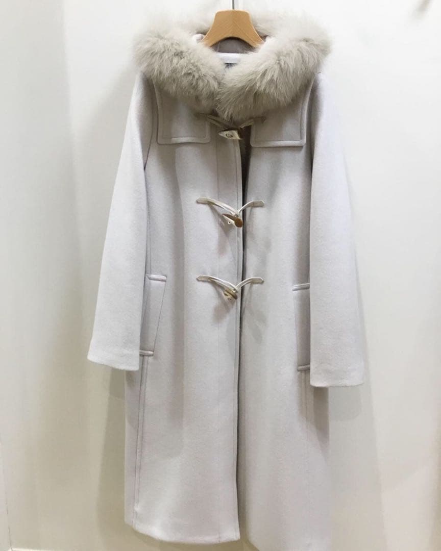 ☆美品☆ships カシミヤ　ダッフルロングコート　定価56000円