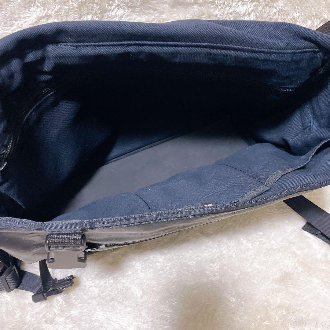 ポーター アルーフ メッセンジャーバッグ ショルダーバッグ レザー ブラック