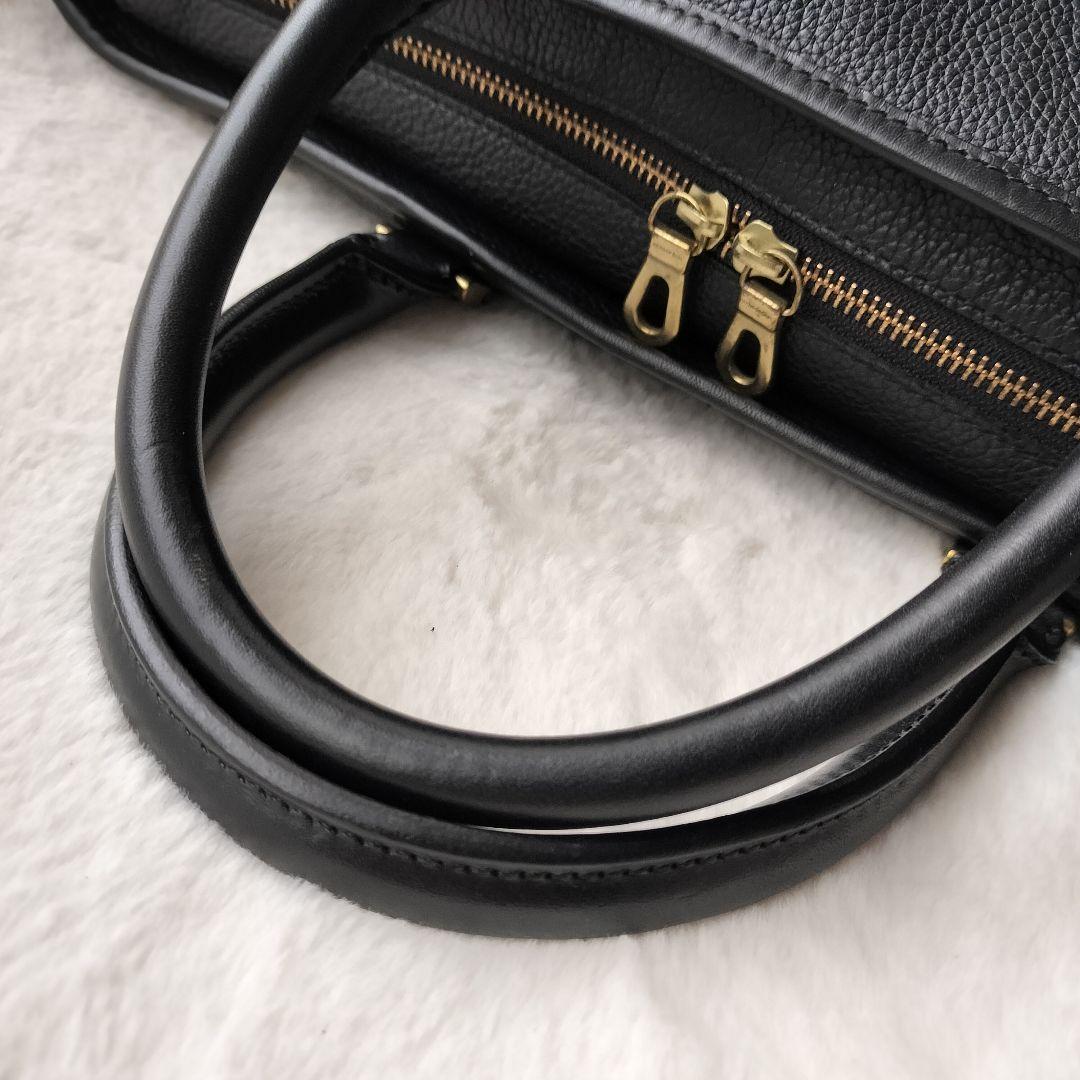 【美品!!】エルゴポック ☆ ビジネスバッグ プライムグレインレザー 使用 黒色