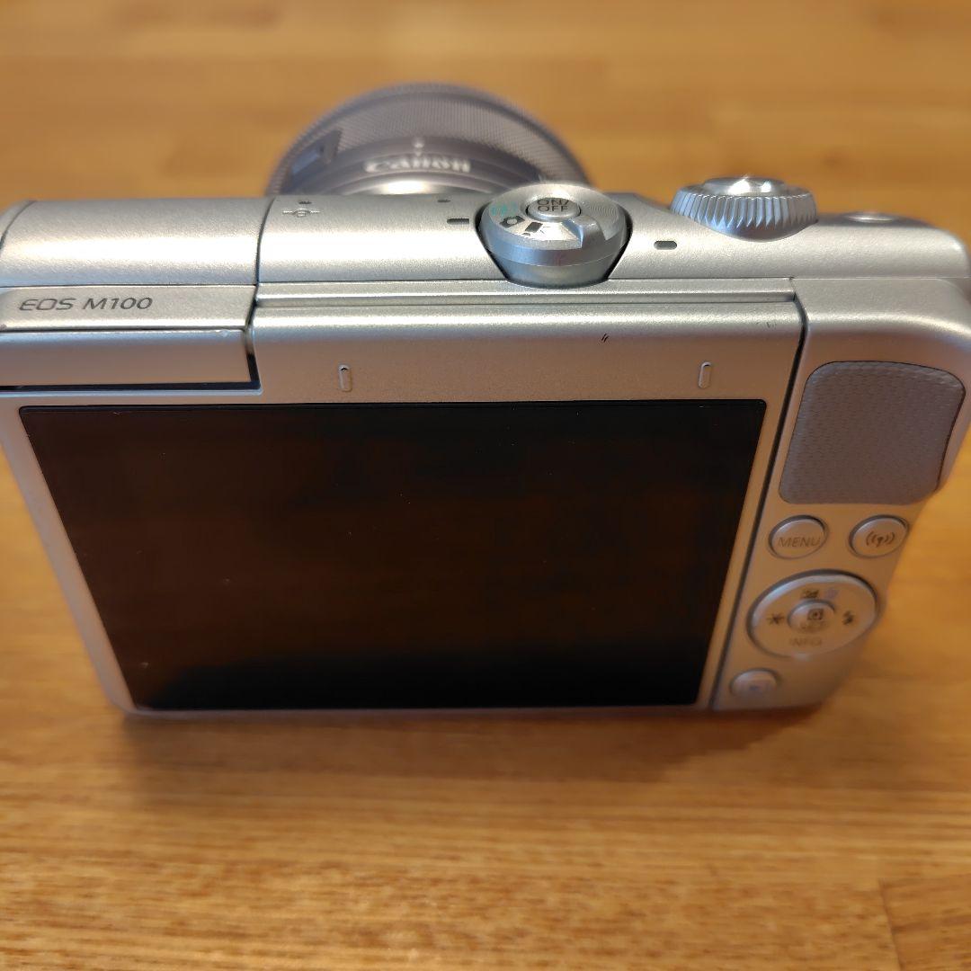 Canon EOS M100 レンズキット グレー ミラーレス一眼カメラ