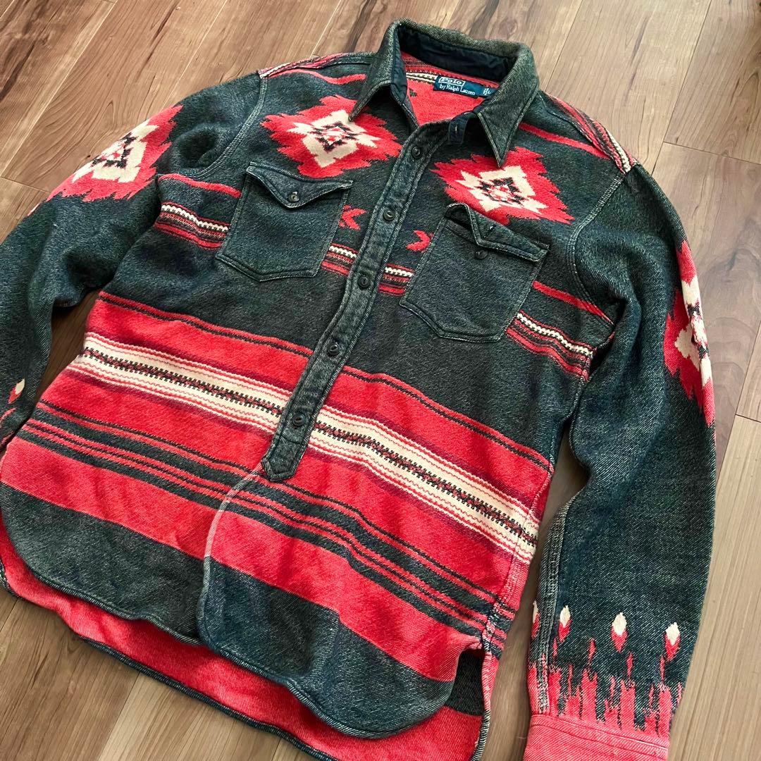 Polo Ralph Lauren Aztecネイティブシャツ country