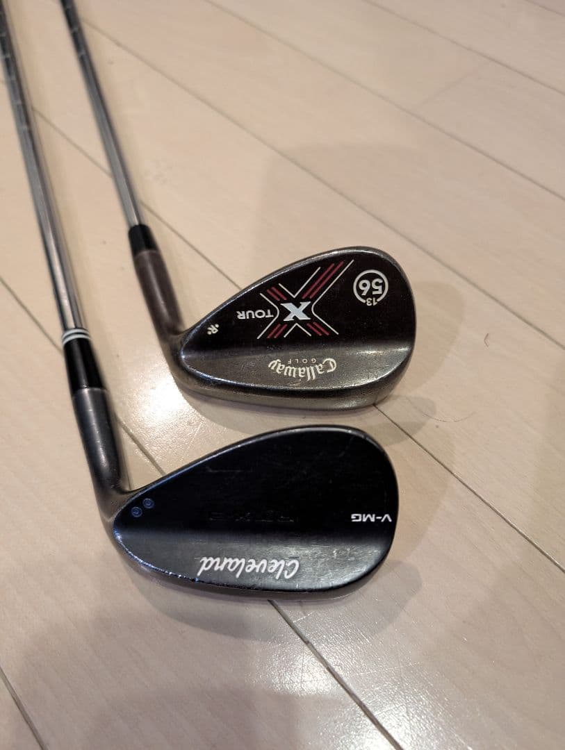 キャロウェイX18 とウェッジ52度　56度