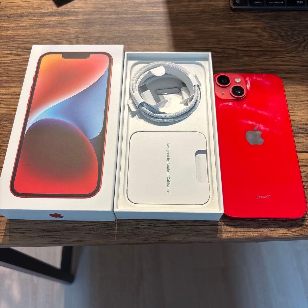 Apple iPhone 14 (PRODUCT RED) 本体