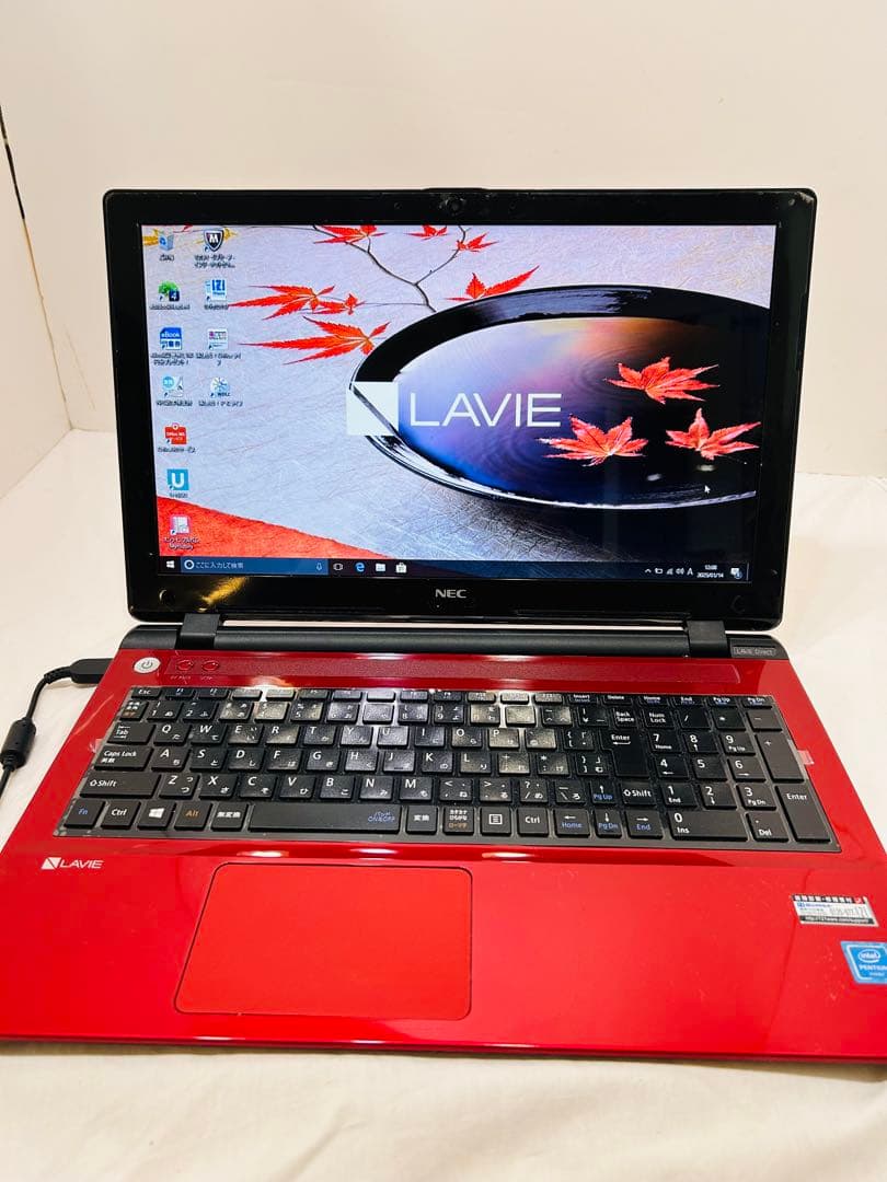 NEC LAVIE ノートPC LNS300/Rレッド Windows 10