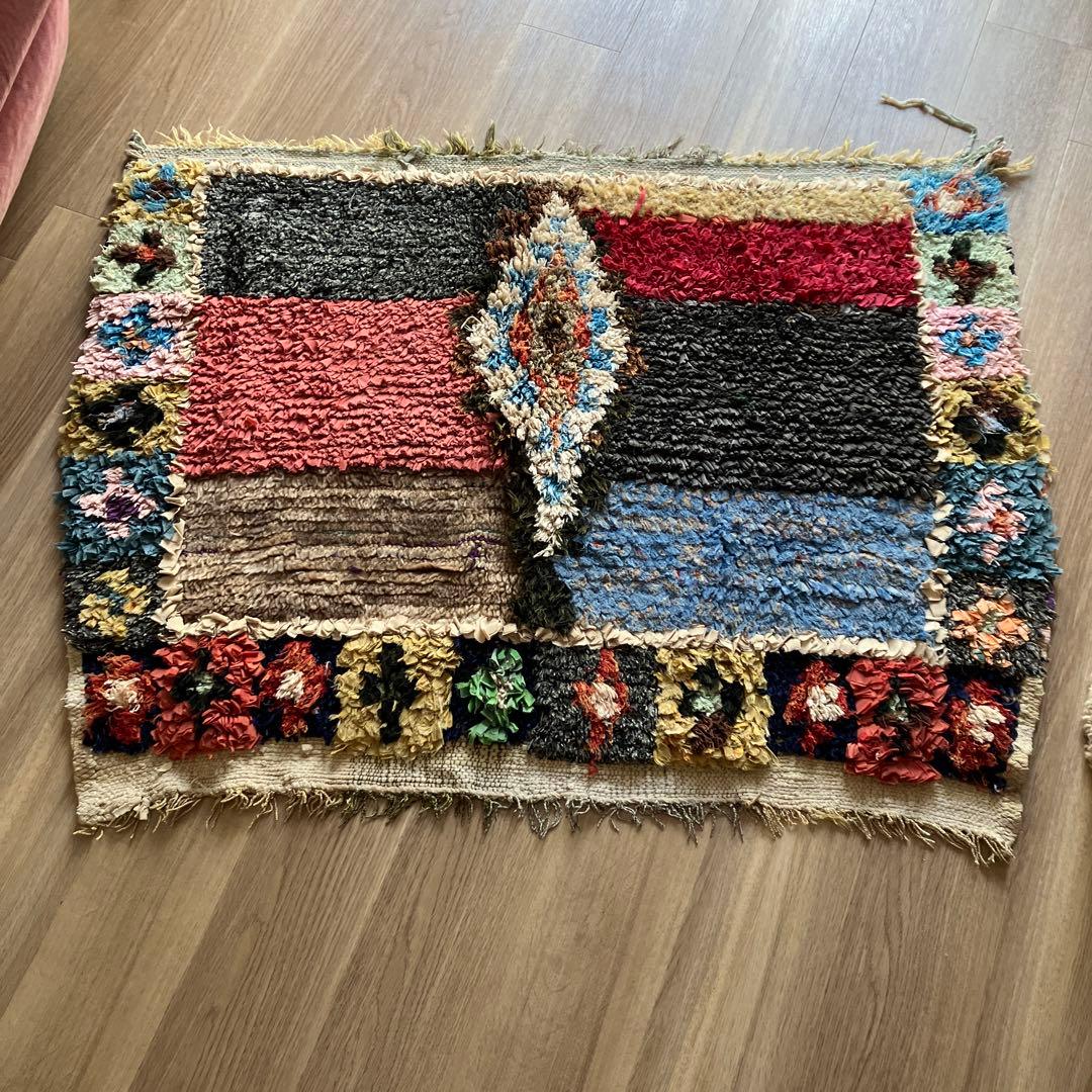 モロッコ　ラグ　ヴィンテージボシャルウィット