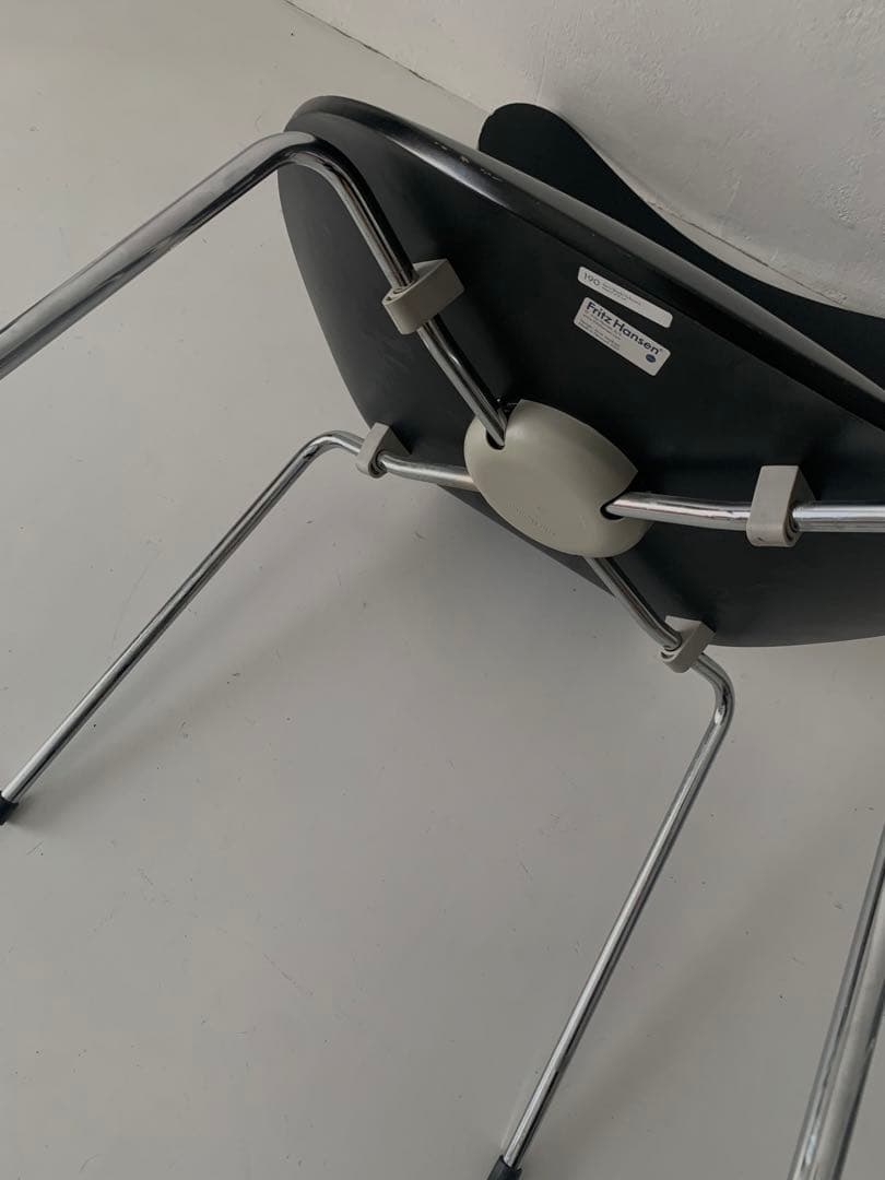 FRITZ HANSEN (フリッツハンセン) セブンチェア ブラック5脚セット