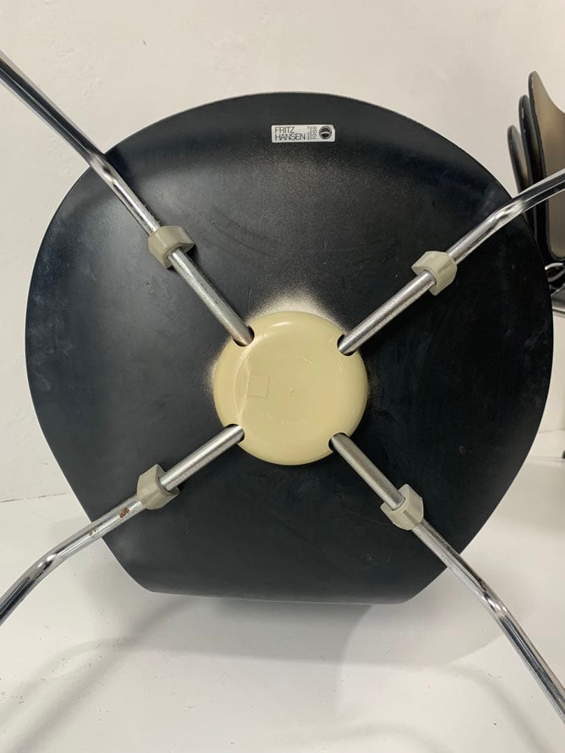 FRITZ HANSEN (フリッツハンセン) セブンチェア ブラック5脚セット