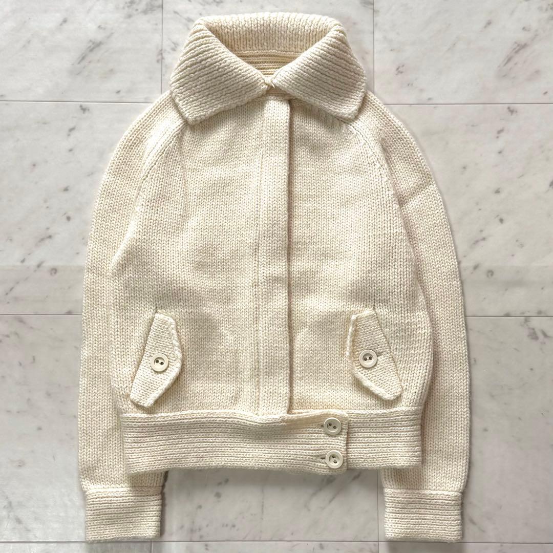 DEUXIEME CLASSE ニットジャケット モヘヤブレンド アイボリー F