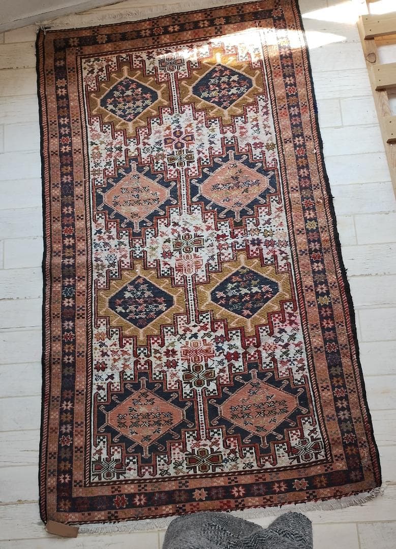 m*i様 最終値下げ！　1970年頃　トライバルラグ　キリム　ギャベ　102x1