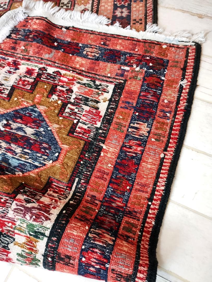 m*i様 最終値下げ！　1970年頃　トライバルラグ　キリム　ギャベ　102x1