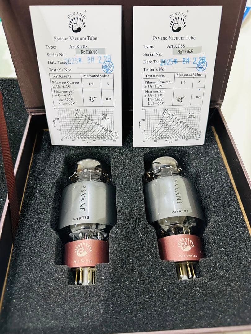 PSVANE Art Series KT88 真空管 2本セット