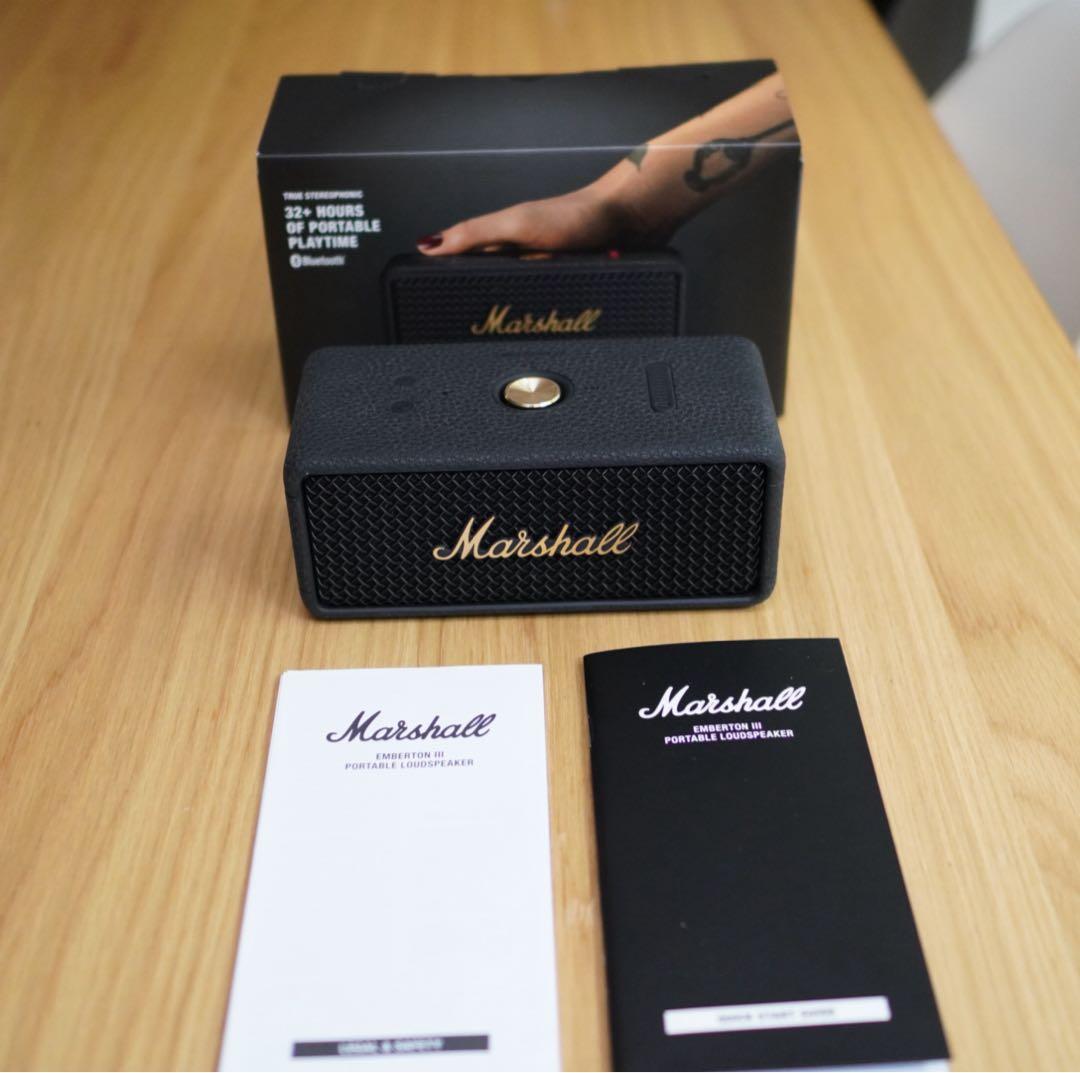 Marshall マーシャル EMBERTON III Black Brass