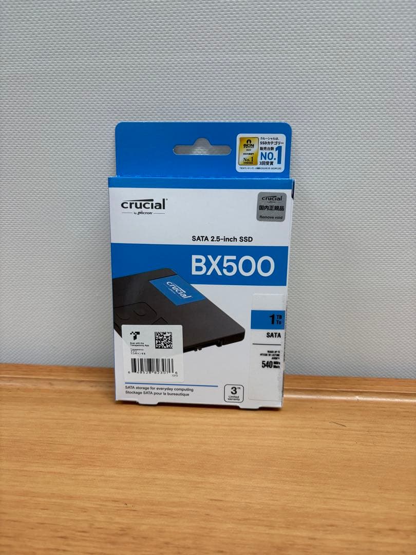 内蔵SSD 2.5インチ 1TB Crucial　0649528-823076