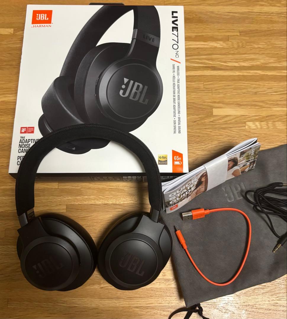 JBL LIVE 770NC ワイヤレスヘッドホン　美品