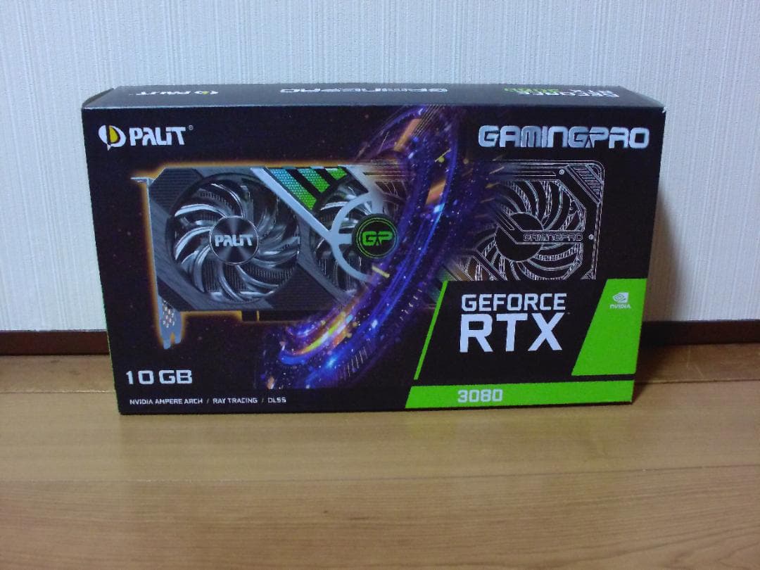 グラフィックボード・グラボ・ビデオカード PALIT GAMINGPRO GEFORCE RTX3080 10GB LHR