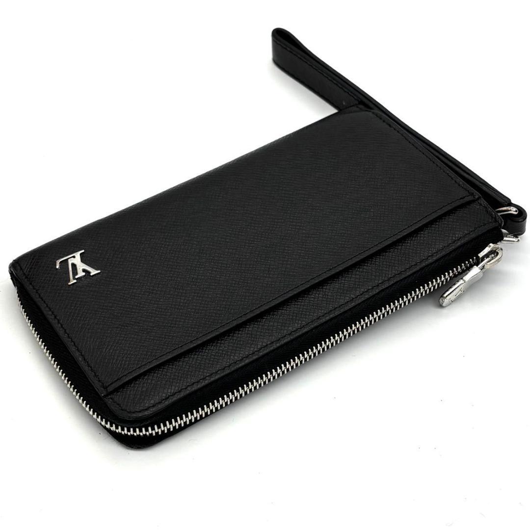 【新型IC】ルイヴィトン タイガ ジッピードラゴンヌ 長財布 ブラック 黒