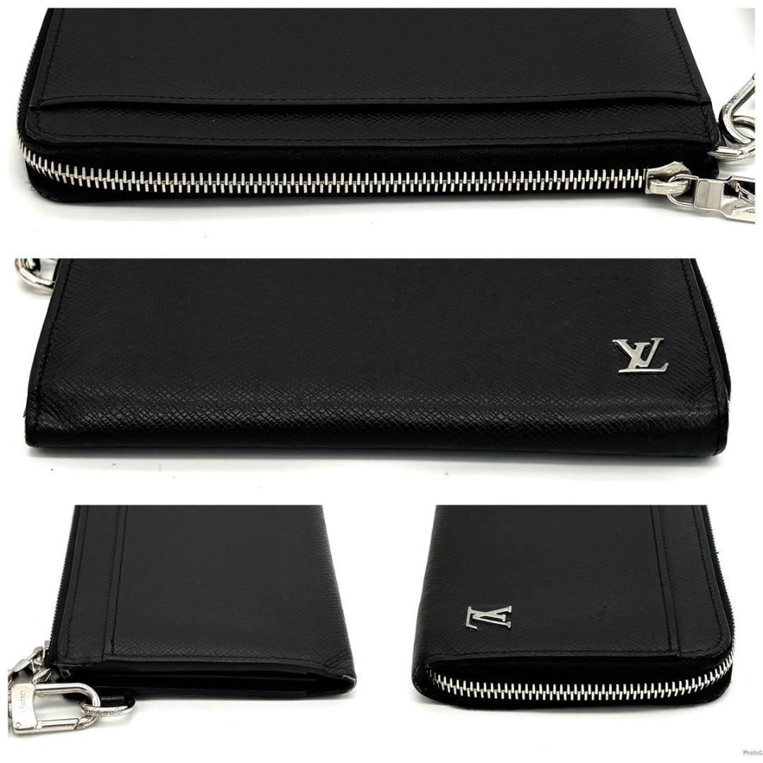 【新型IC】ルイヴィトン タイガ ジッピードラゴンヌ 長財布 ブラック 黒