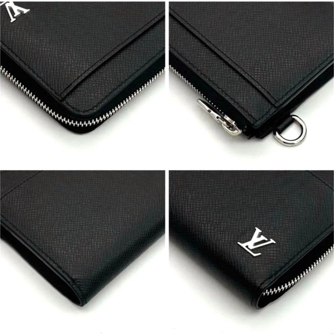 【新型IC】ルイヴィトン タイガ ジッピードラゴンヌ 長財布 ブラック 黒