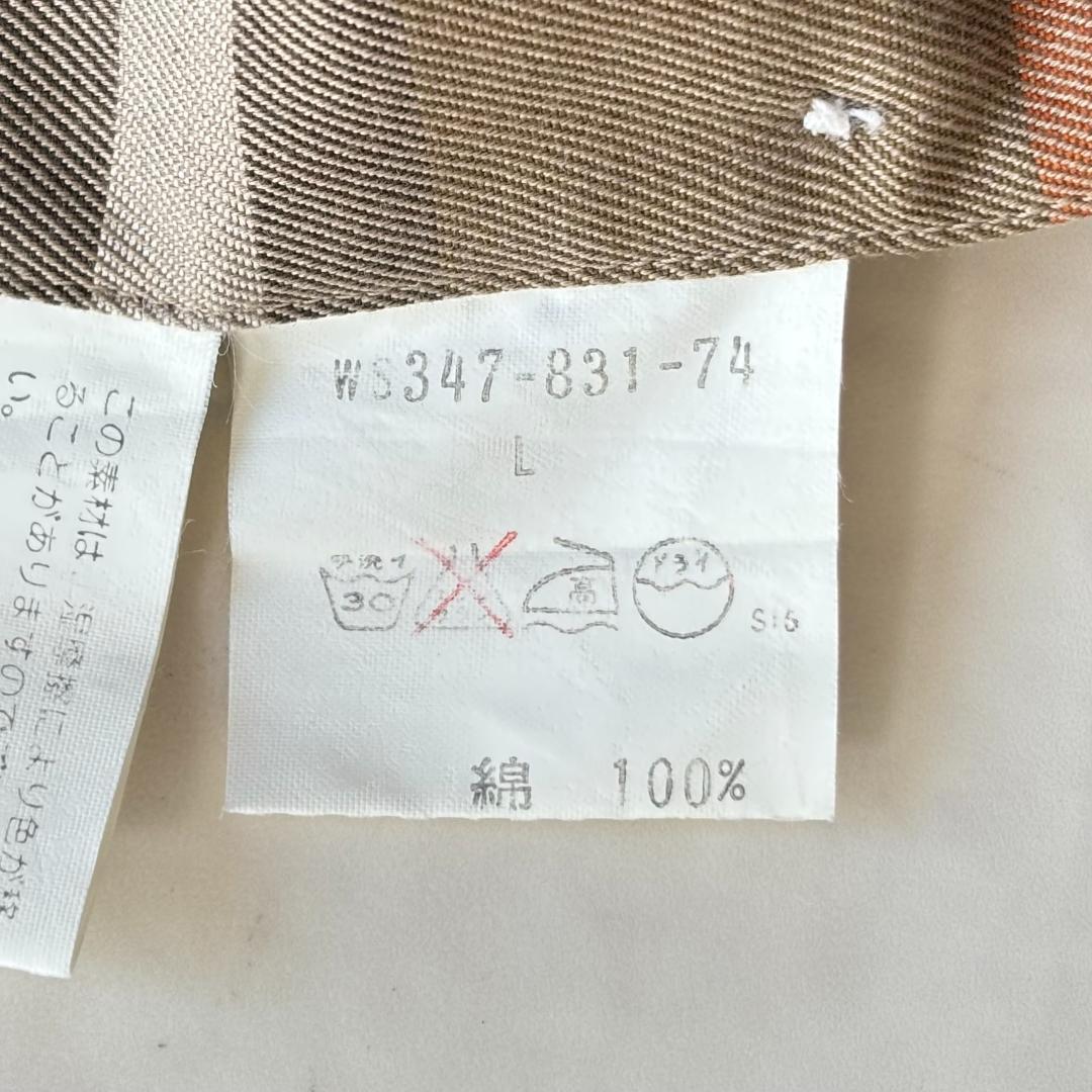 バーバリー ノバチェック 長袖シャツ サイズL tx4