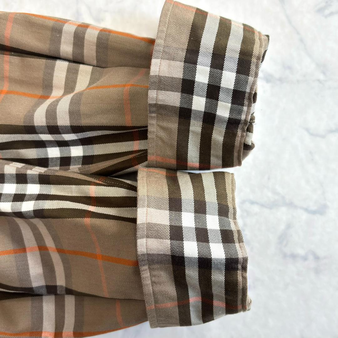 バーバリー ノバチェック 長袖シャツ サイズL tx4