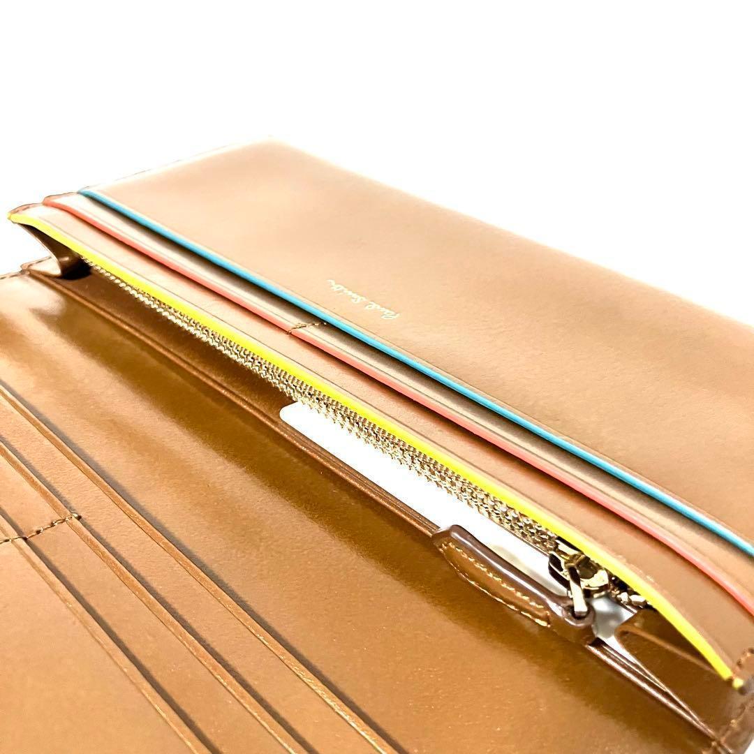 新品✨Paul Smith✨ポールスミス✨被せ✨長財布✨ブラウン✨人気✨未使用