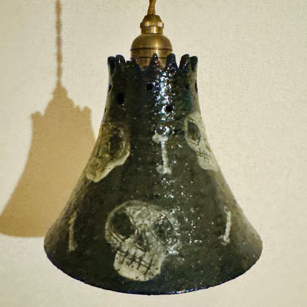 やちむん　工房十鶴　ランプシェード