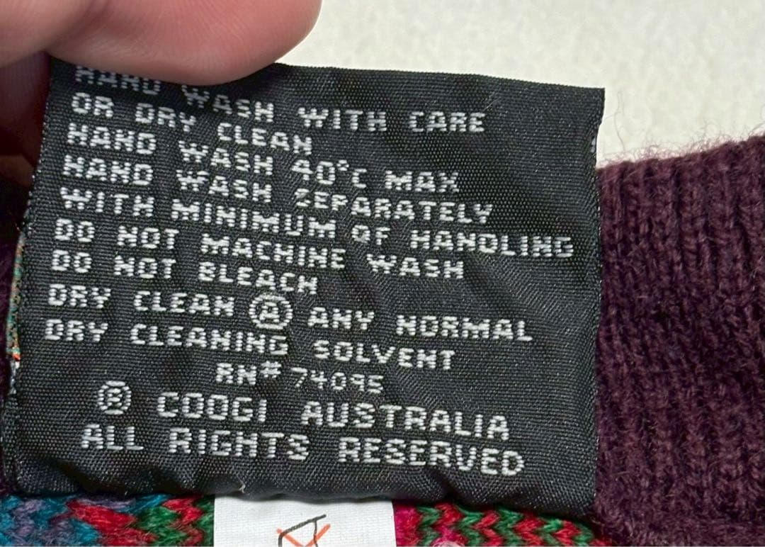 COOGI クージー 3Dニット 90s ビンテージ マルチカラー セーター