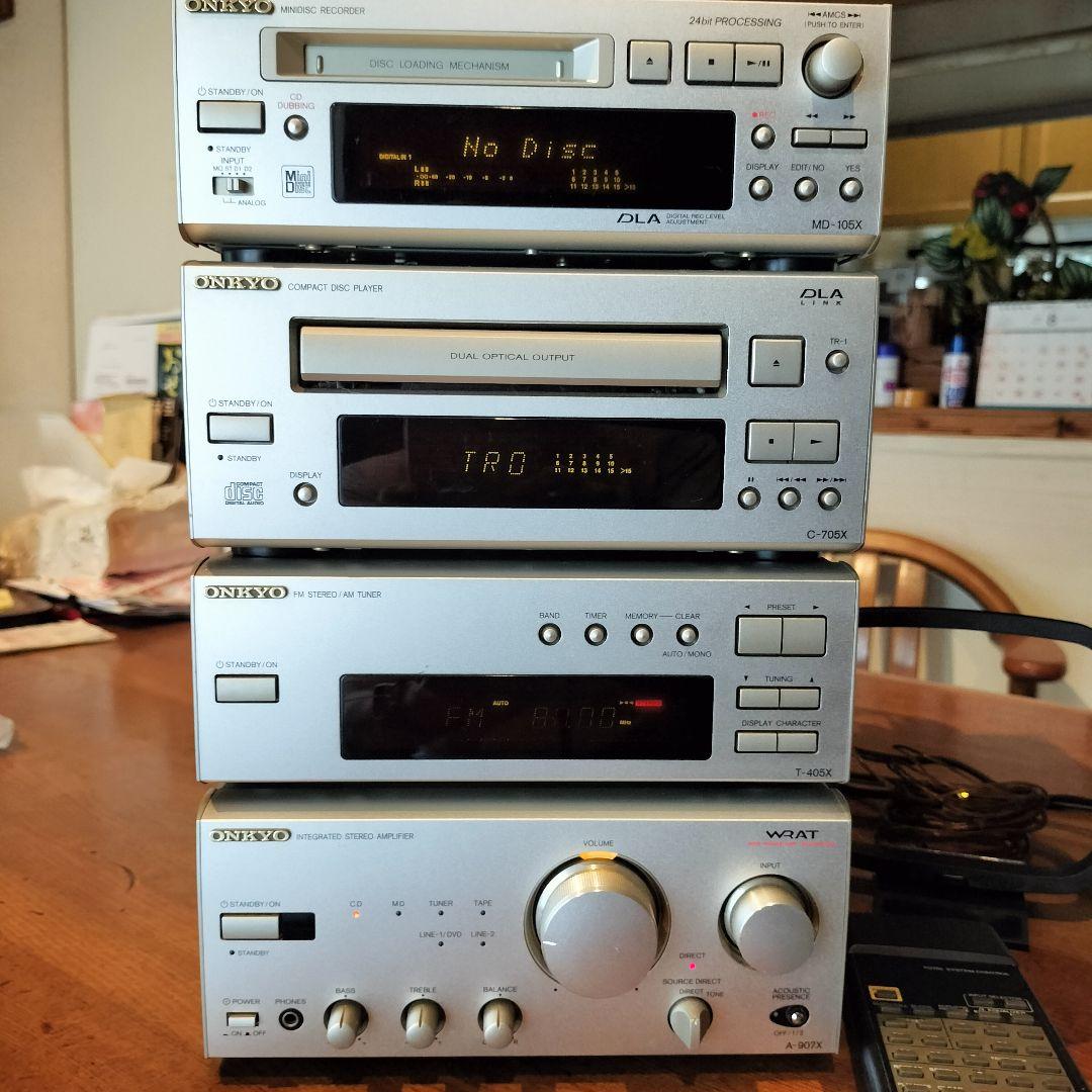 ONKYO オーディオコンポ A-907X 他