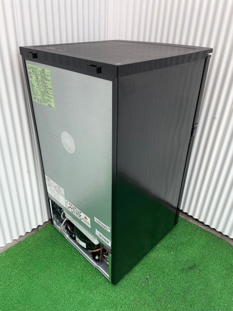 924 ヤマダ おしゃれブラック 2ドア冷蔵庫 2025年製 取説付 一人暮らし