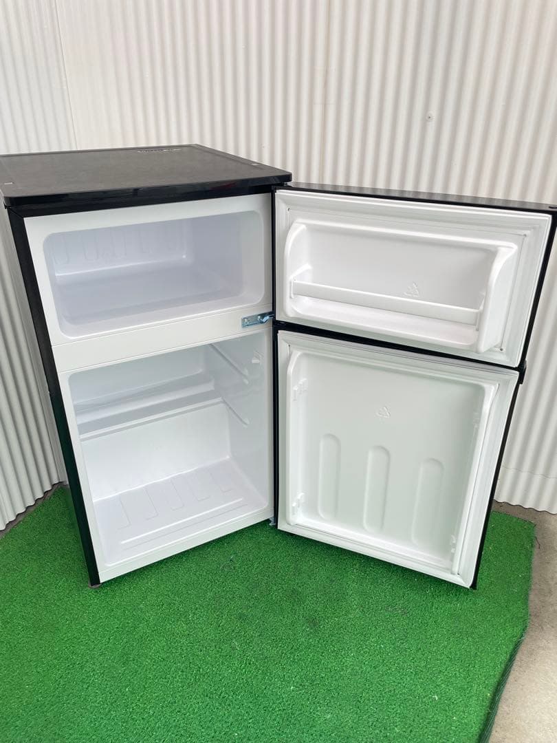 924 ヤマダ おしゃれブラック 2ドア冷蔵庫 2025年製 取説付 一人暮らし