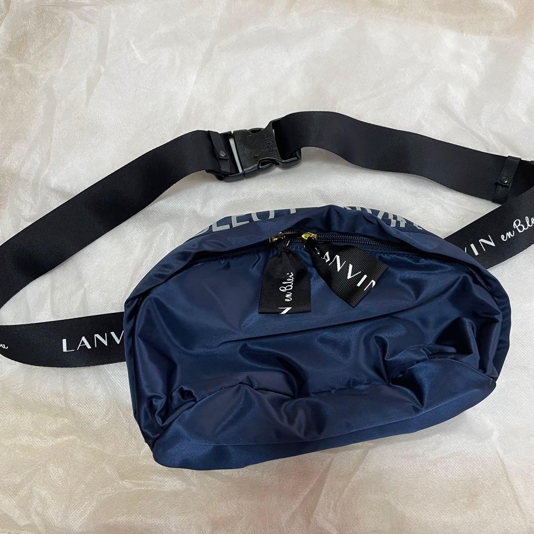 ランバンオンブルー　LANVIN en Bleu　ボディバッグ　ショルダーバッグ