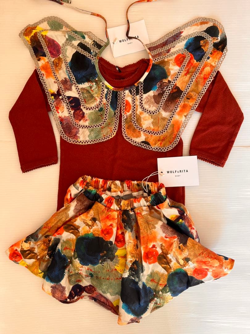 WOLF&RITA ロンパース　つけ襟　スカート　セット