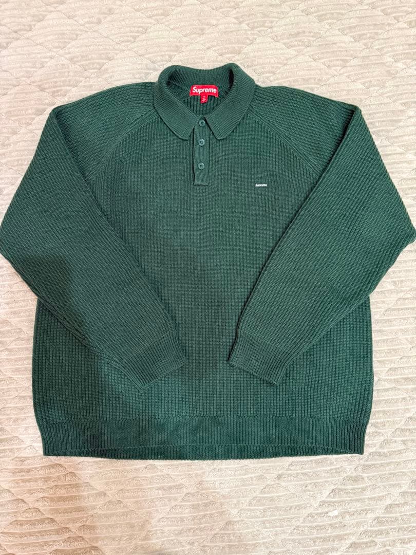 【値下げ不可】supremeSmallBox ポロセーター　グリーンXL