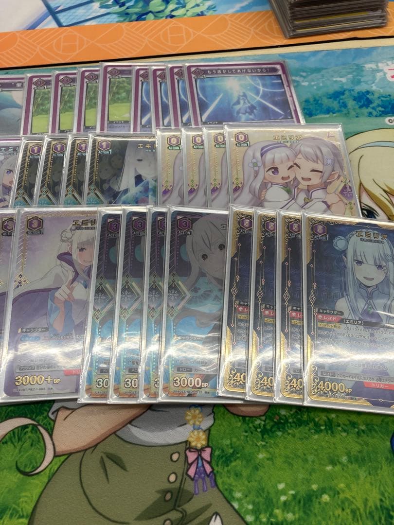 ユニオンアリーナ リゼロ エキドナエミリア デッキ パラレル入り