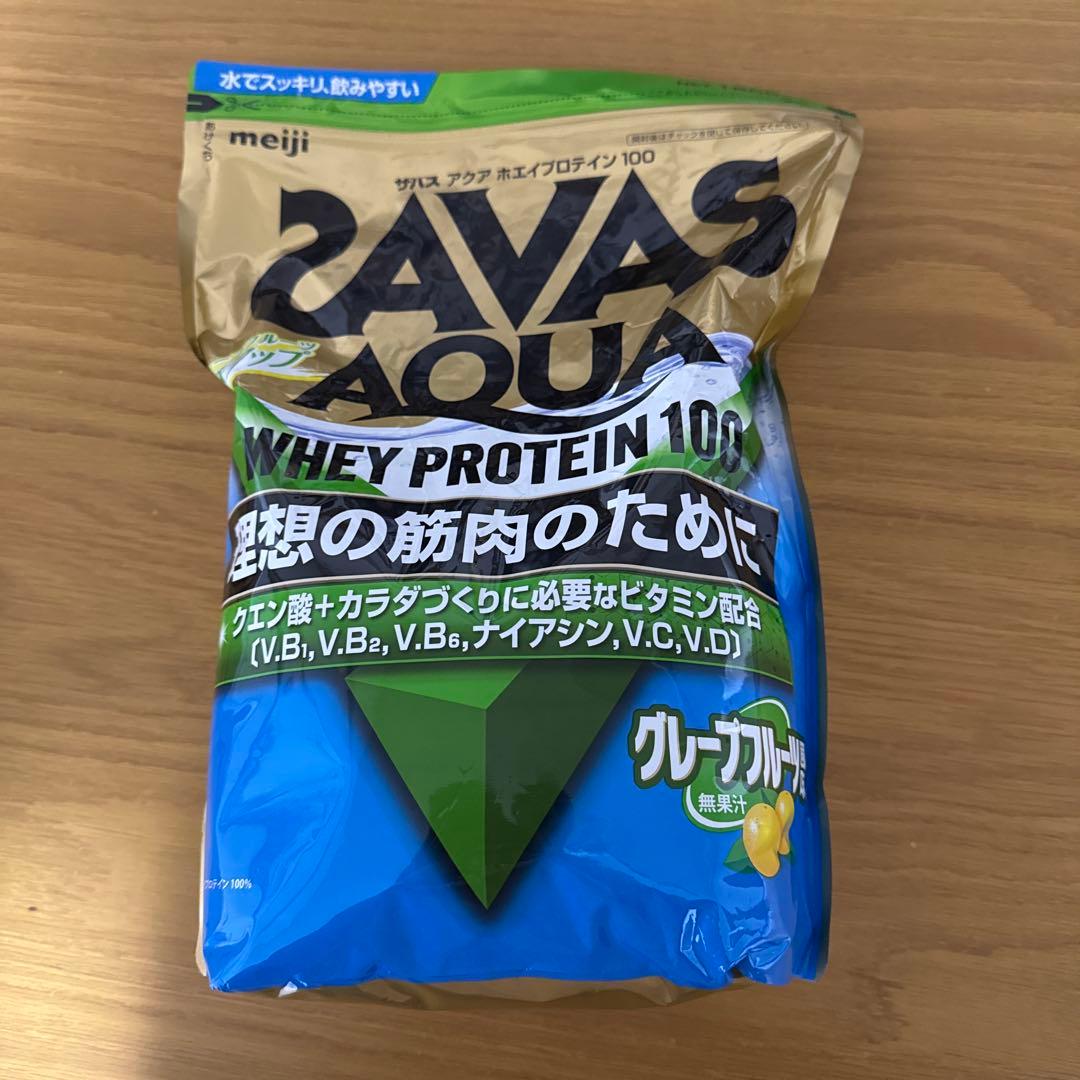 明治 ザバス アクアホエイプロテイン100 グレープフルーツ風味 約90食分 …