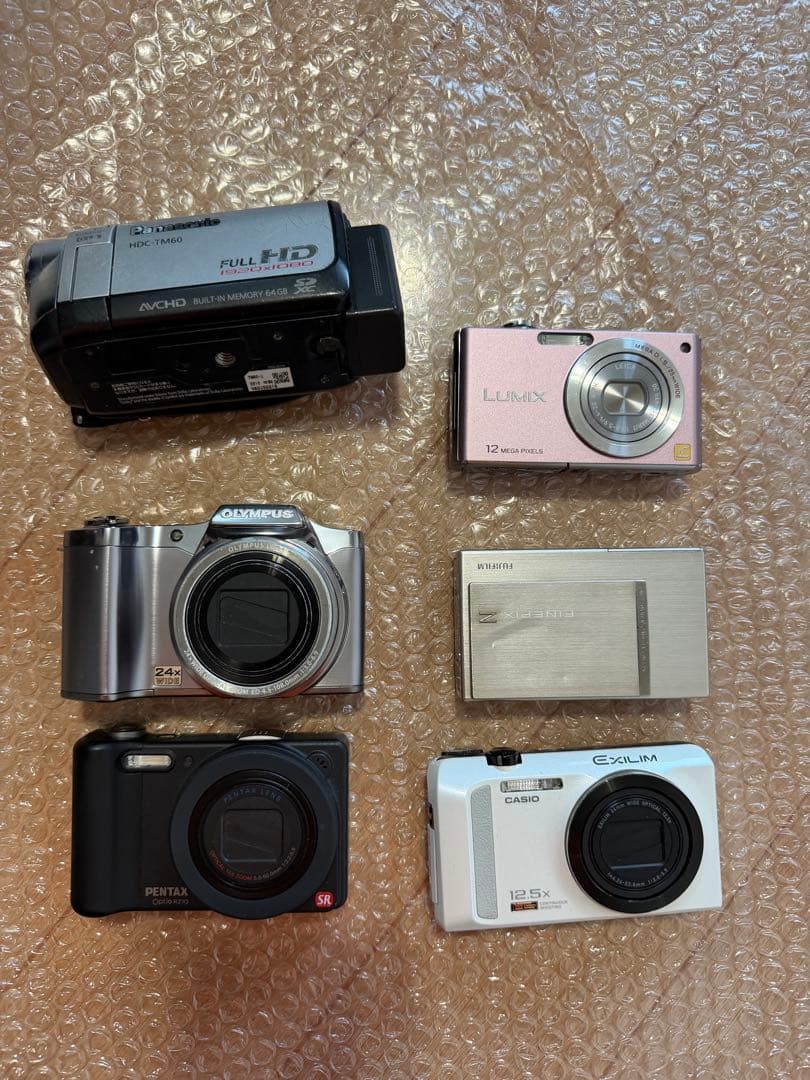 デジタルカメラビデオカメラまとめ売り　CASIO PENTAX FUJIFILM