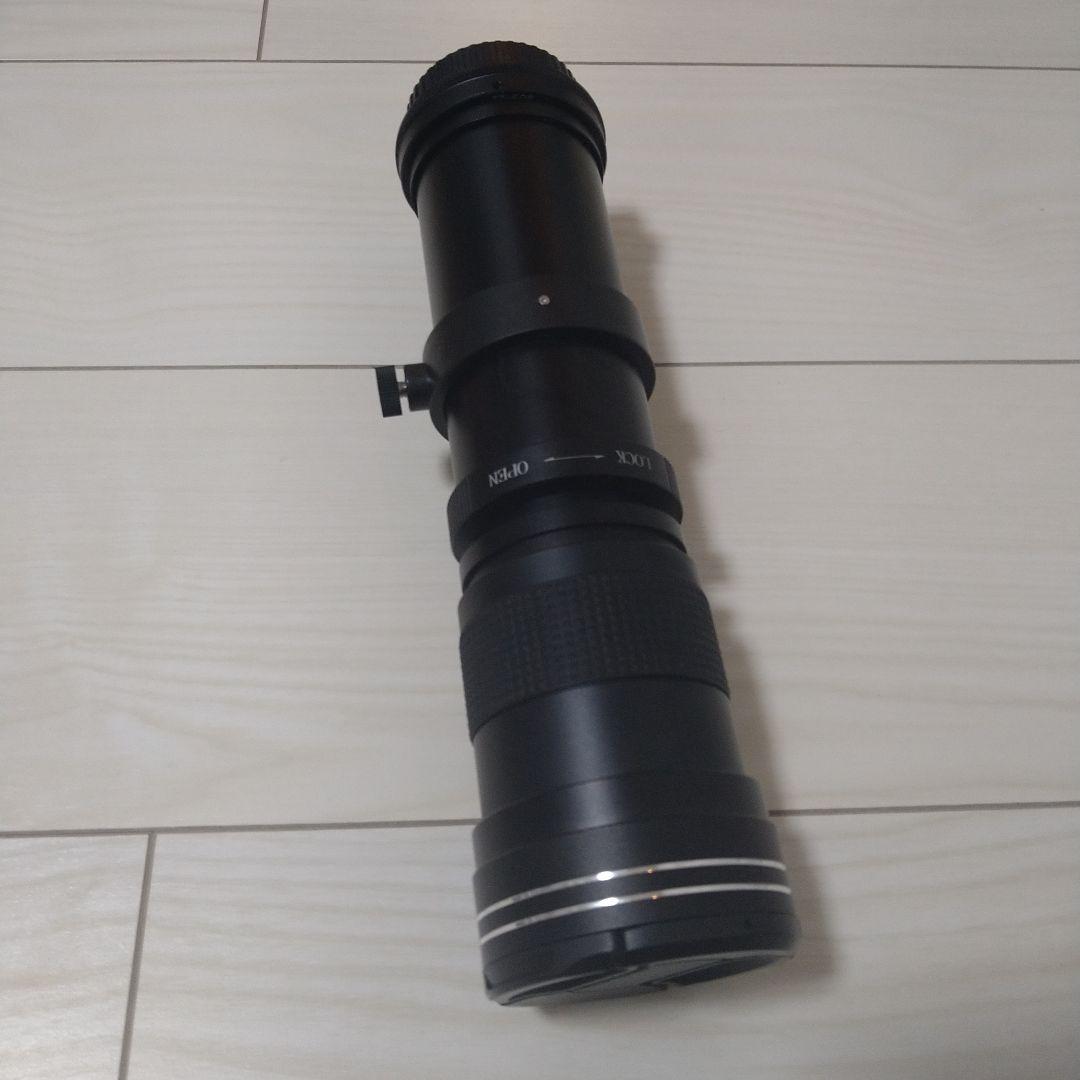 ズームレンズ フォーカスリング付き 黒　400〜800　キャノン用